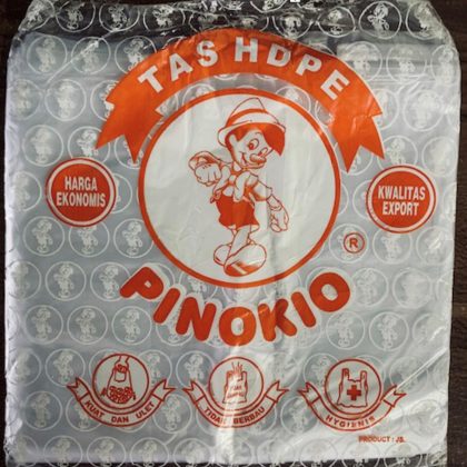Kantong Plastik HDPE Transparan Tebal 0.1 Uk. Kecil Merk Pinokio