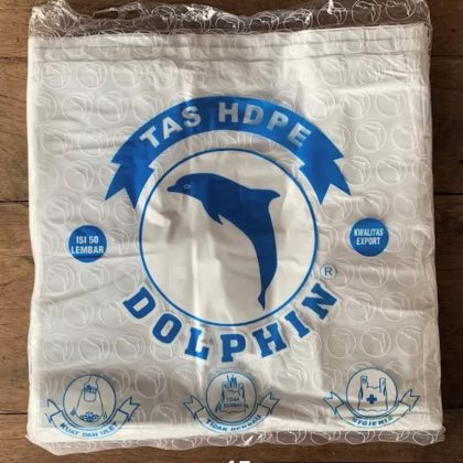 Kantong Plastik HDPE Uk. Kecil Tebal 0.15 Merk Dolphin