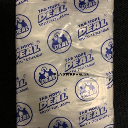 Kantong Plastik HDPE untuk Cup Uk. 10x30 Merk Deal Biru(1 Cup)