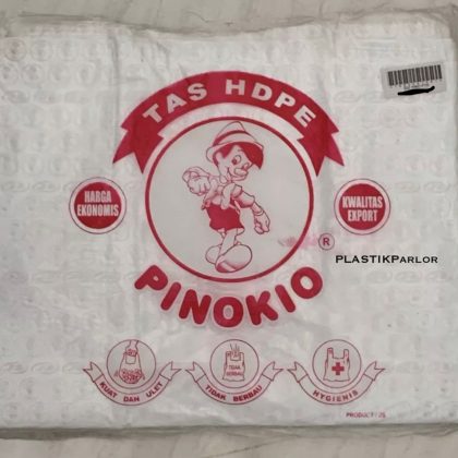 Kantong Plastik HDPE Uk. Super Tebal 0.2 Merk Pinokio