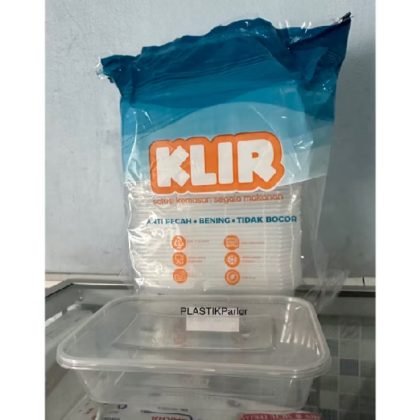 THINWALL RECTANGLE/PERSEGI 500 ML MERK KLIR