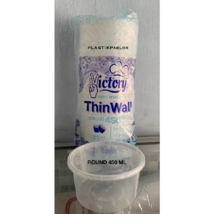 THINWALL ROUND BOWL VICTORY 450 ML (PACK)